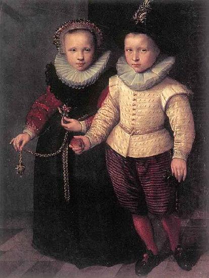 Double Portrait of a Brother and Sister, Cornelis Ketel